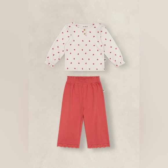 Long Sleeve Top and Wide Flare Pants Set - Picture 9 of 11